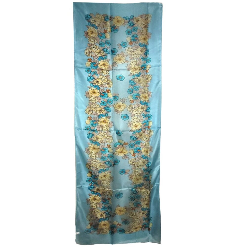 NWT Genuine 100% Mulberry Silk Scarf 20"x65" Long Rectangle Shawl SAD5003